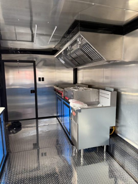 New 2026 Coast 2 Coast 8.5X20 TA CONCESSION TRAILER FULLY EQUIPPED BLACKOUT Concession