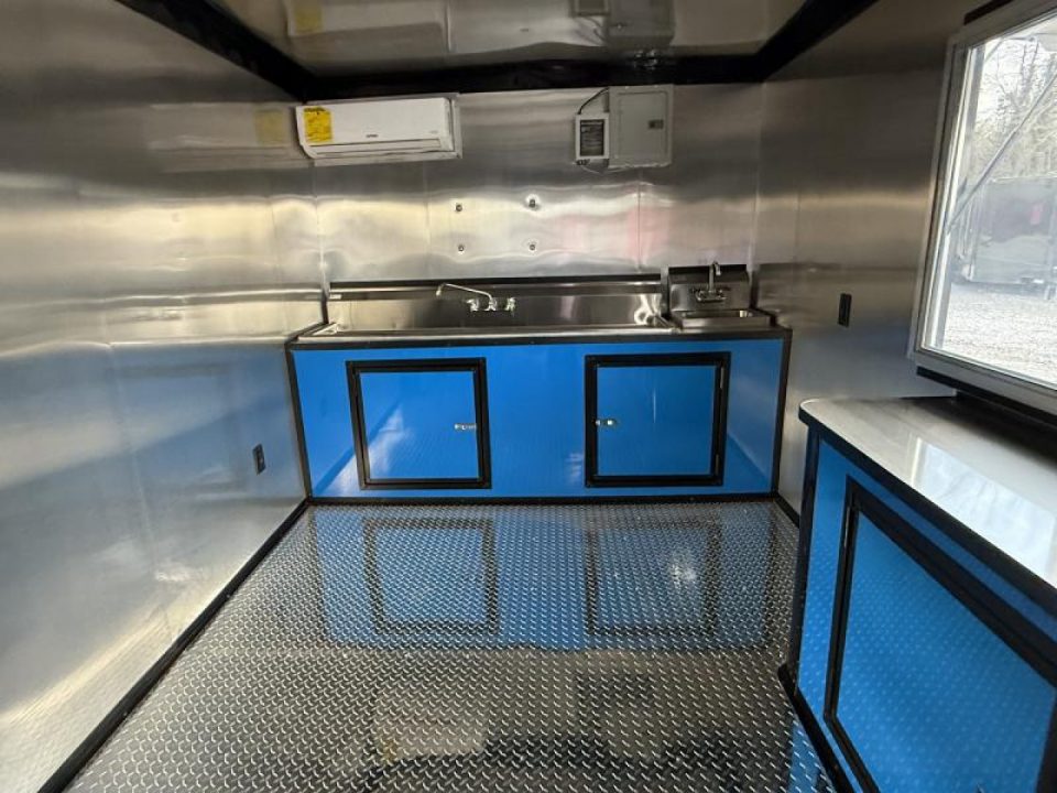 New 2026 Coast 2 Coast 8.5X20 TA CONCESSION TRAILER FULLY EQUIPPED BLACKOUT Concession