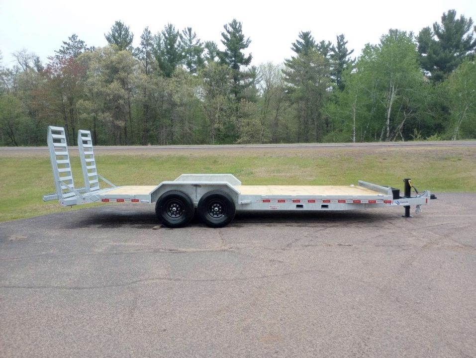 New 2026 Drive Trailers 14K 22'x82" Galvanized Equipment Trailer