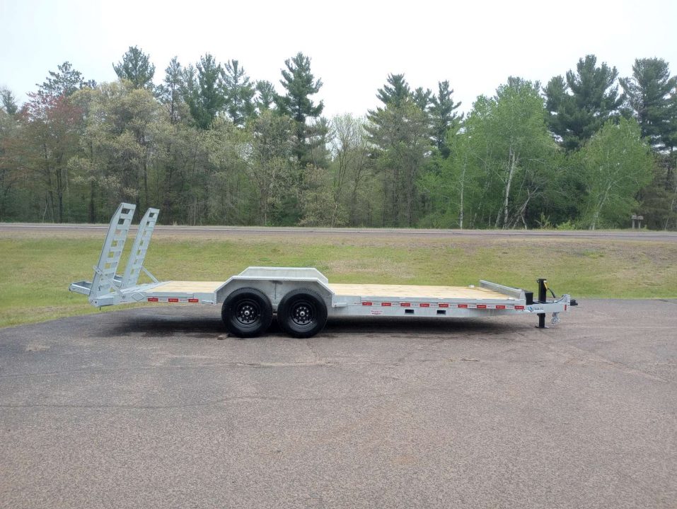New 2026 Drive Trailers 14K 22'x82" Galvanized Equipment Trailer