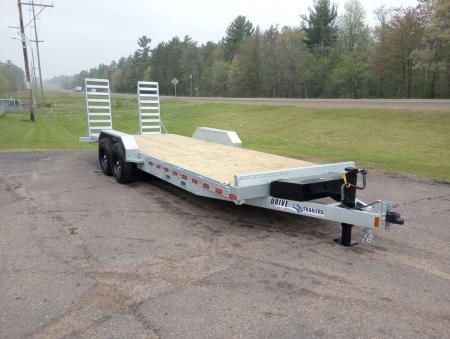 New 2026 Drive Trailers 14K 22'x82" Galvanized Equipment Trailer