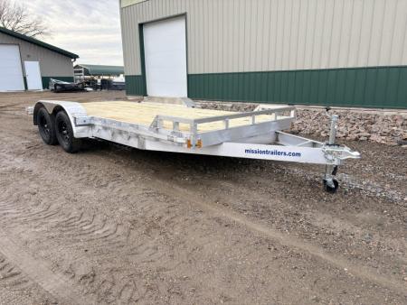 New 2026 18' Mission 7k Aluminum Car Hauler
