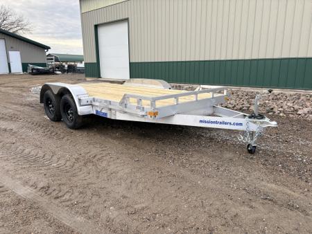 New 2026 16' Mission 7k Aluminum Car Hauler