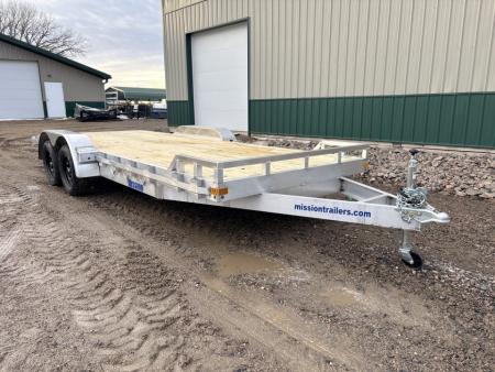 New 2026 20' Mission 7k Aluminum Car Hauler