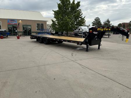 New 2026 Big Tex 25GN-30D5A Flatbed Trailer