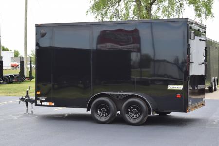 New 2026 Haulmark Passport Deluxe 7x14 Cargo / Enclosed Trailer Phantom Trim Package