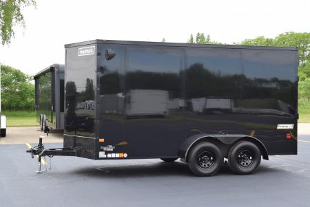 New 2026 Haulmark Passport Deluxe 7x14 Cargo / Enclosed Trailer Phantom Trim Package