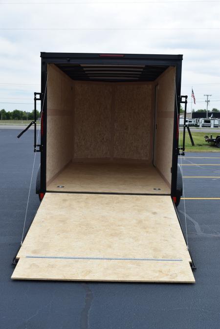 New 2026 Haulmark Passport Deluxe 7x14 Cargo / Enclosed Trailer Phantom Trim Package