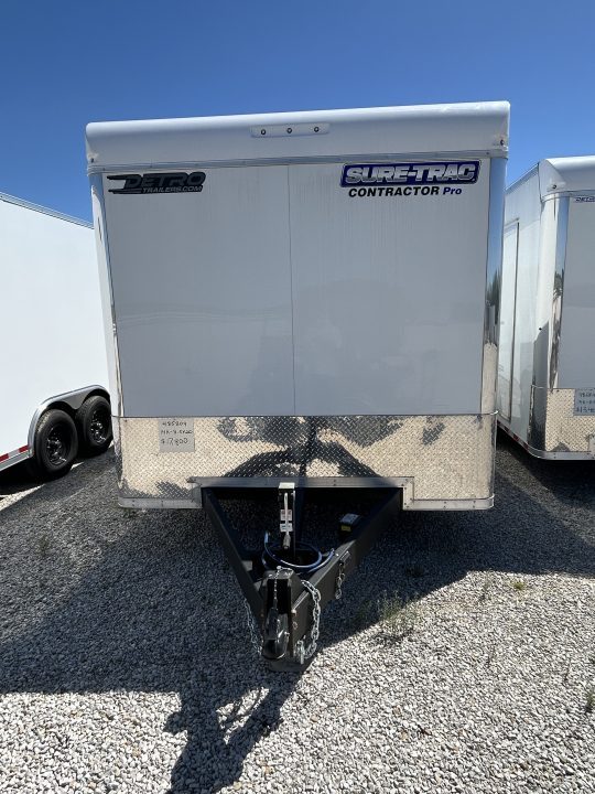 New 2026 Sure-Trac 7X14 CONTRACTOR PRO BULLNOSE Cargo / Enclosed Trailer