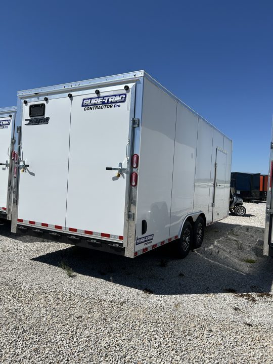 New 2026 Sure-Trac 7X14 CONTRACTOR PRO BULLNOSE Cargo / Enclosed Trailer