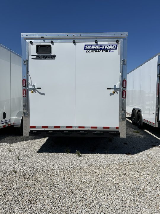 New 2026 Sure-Trac 7X14 CONTRACTOR PRO BULLNOSE Cargo / Enclosed Trailer