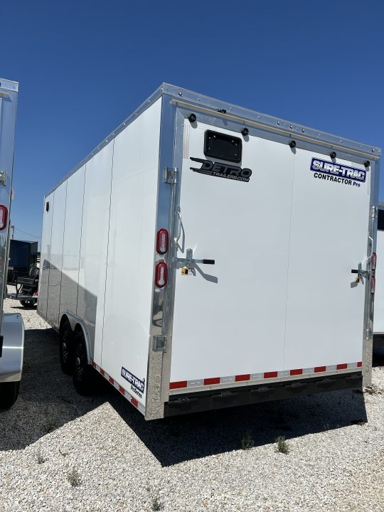 New 2026 Sure-Trac 7X14 CONTRACTOR PRO BULLNOSE Cargo / Enclosed Trailer