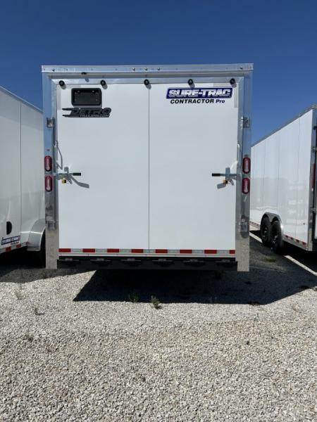 New 2026 Sure-Trac 7X14 CONTRACTOR PRO BULLNOSE Cargo / Enclosed Trailer