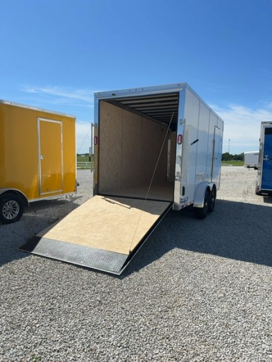 New 2026 Sure-Trac 7X16 14K CONTRACTOR PRO BULLNOSE Cargo / Enclosed Trailer