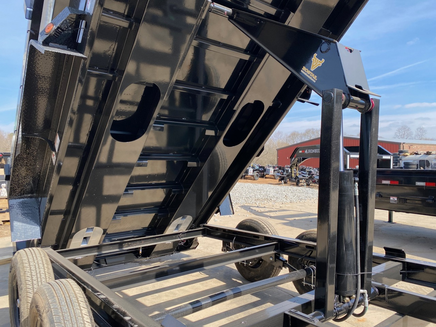 New 2026-Iron-Bull-Trailers-DTB-7×16-14K-Heavy-Duty-Dump-Trailer-–-4’-Sides,-7-Gauge-Floor,-Dual-6”-I-Beam,-Scissor-Hoist-D14K7164I-DTB