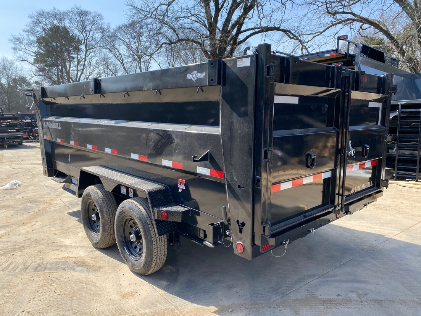 New 2026-Iron-Bull-Trailers-DTB-7×16-14K-Heavy-Duty-Dump-Trailer-–-4’-Sides,-7-Gauge-Floor,-Dual-6”-I-Beam,-Scissor-Hoist-D14K7164I-DTB
