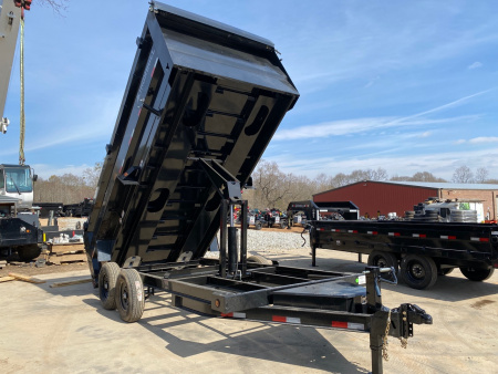 New 2026-Iron-Bull-Trailers-DTB-7×16-14K-Heavy-Duty-Dump-Trailer-–-4’-Sides,-7-Gauge-Floor,-Dual-6”-I-Beam,-Scissor-Hoist-D14K7164I-DTB