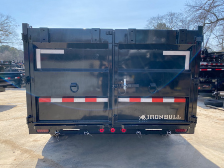 New 2026-Iron-Bull-Trailers-DTB-7×16-14K-Heavy-Duty-Dump-Trailer-–-4’-Sides,-7-Gauge-Floor,-Dual-6”-I-Beam,-Scissor-Hoist-D14K7164I-DTB