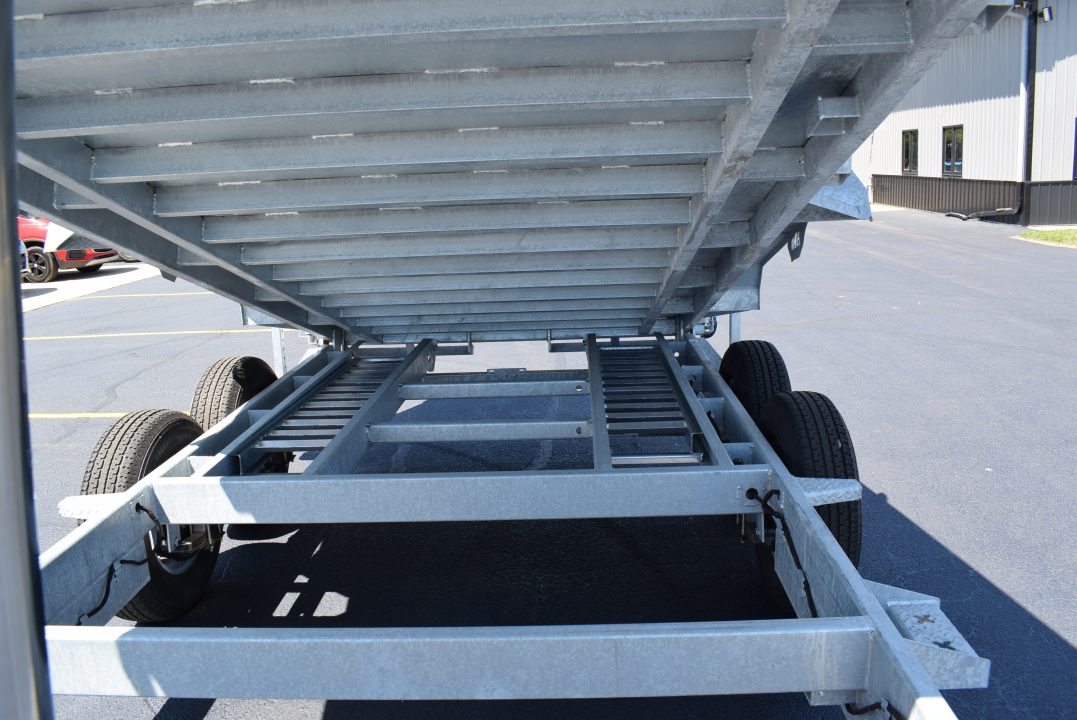 New 2026 BND Trailers 15k 7x14 Galvanized Dump Trailer w/ Telescopic Cylinder