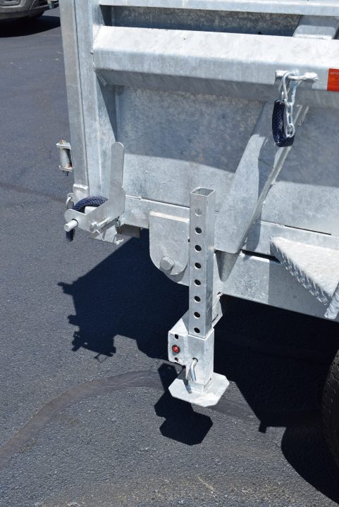 New 2026 BND Trailers 15k 7x14 Galvanized Dump Trailer w/ Telescopic Cylinder