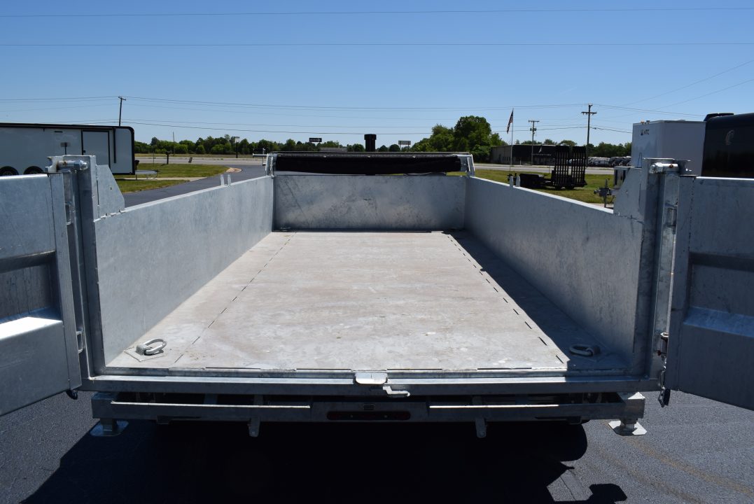New 2026 BND Trailers 15k 7x14 Galvanized Dump Trailer w/ Telescopic Cylinder