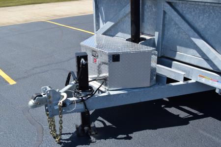 New 2026 BND Trailers 15k 7x14 Galvanized Dump Trailer w/ Telescopic Cylinder