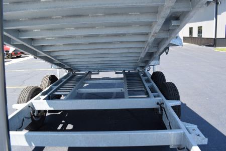 New 2026 BND Trailers 15k 7x14 Galvanized Dump Trailer w/ Telescopic Cylinder