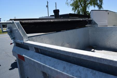 New 2026 BND Trailers 15k 7x14 Galvanized Dump Trailer w/ Telescopic Cylinder