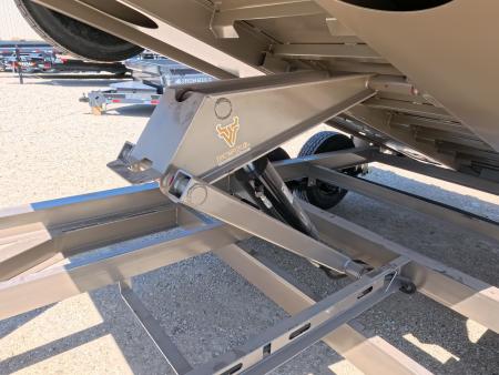 New 2026 Iron Bull 83x14 DTB Sniper Series Dump Trailer w/2-7K Straight Axles, Elec. Brakes, Hydraulic Jack , Spare Tire, Solar Panel Charger and More!
