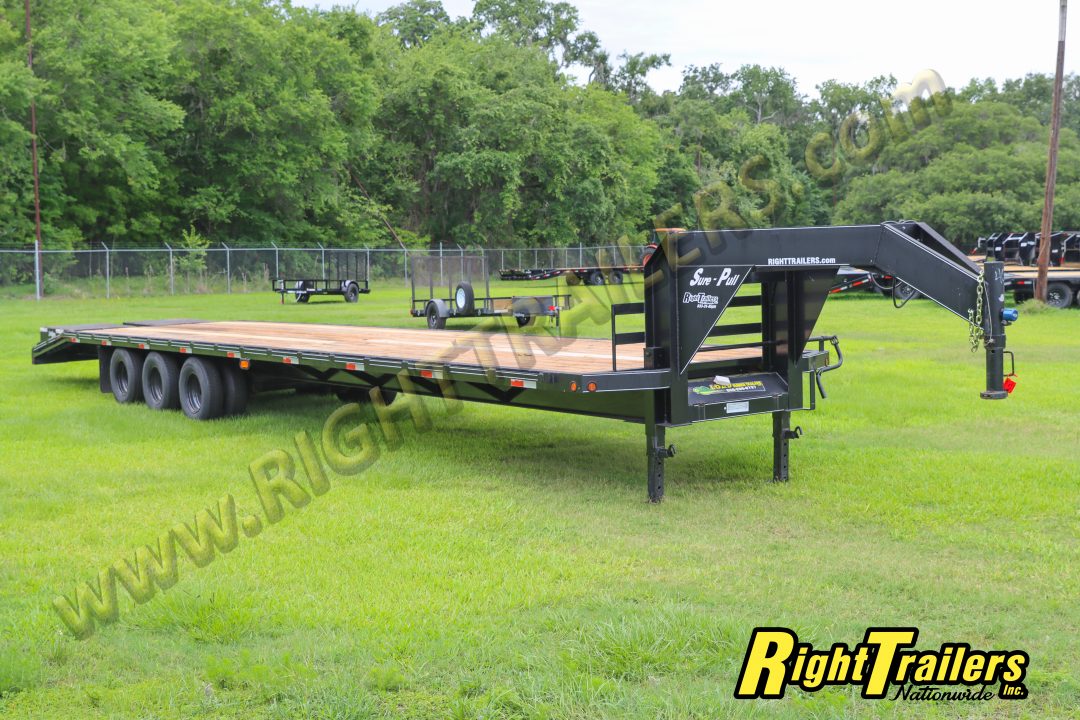 Used 2022 8.5X40 Sure Pull Trailers GOOSENECK EQUIPMENT TRAILER