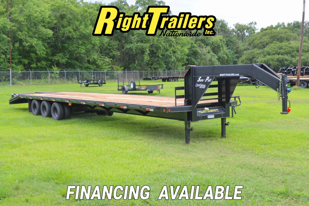 Used 2022 8.5X40 Sure Pull Trailers GOOSENECK EQUIPMENT TRAILER