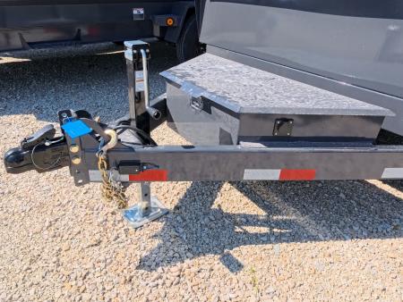 New 2027 Norstar 72 x 12 DCB Dump Trailer with 10K GVWR, Slide-In Ramps, Double Rear Swing Out Doors, 8 Ply Tires - Gray