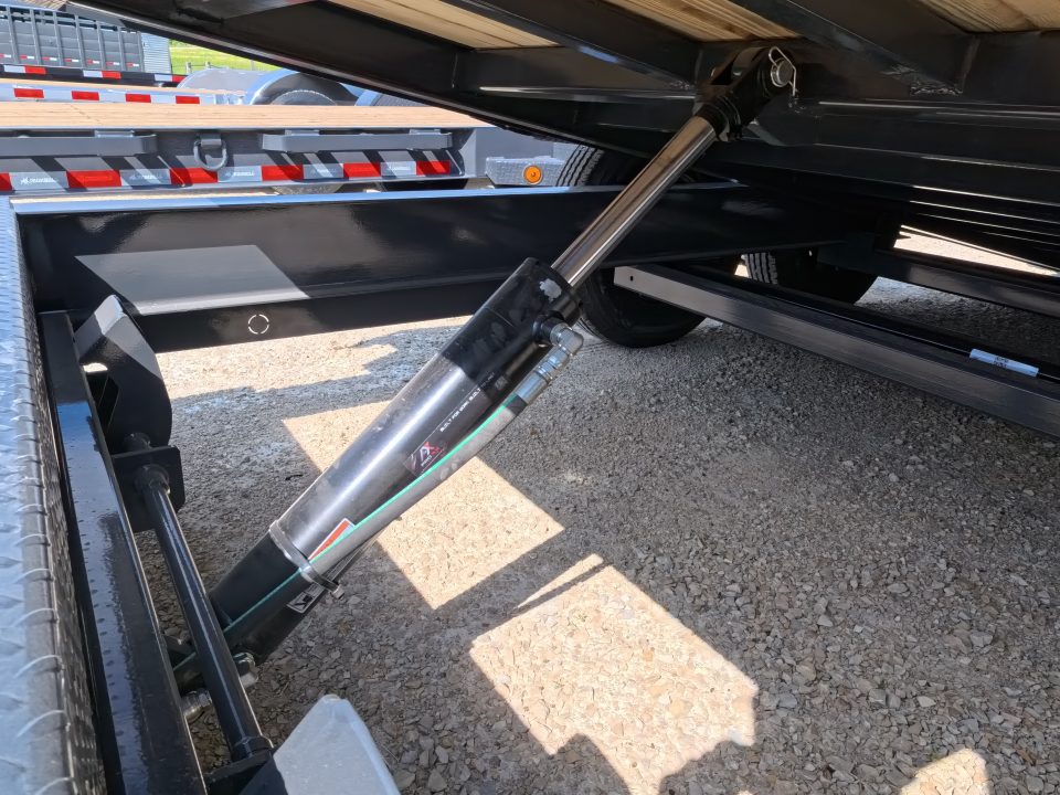 New 2027 Iron Bull 83x20 TWB Tilt Trailer with 2)7,000 lb. Torsion Axles, Upgraded to 2) Elec. Brakes, 10 Ply Tires-Gray