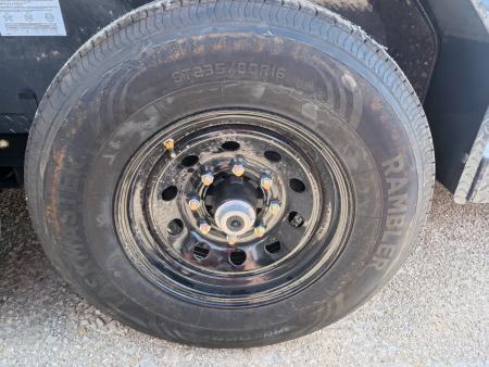 New 2027 Iron Bull 83x20 TWB Tilt Trailer with 2)7,000 lb. Torsion Axles, Upgraded to 2) Elec. Brakes, 10 Ply Tires-Gray