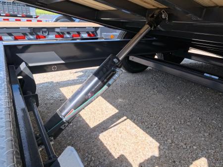 New 2027 Iron Bull 83x20 TWB Tilt Trailer with 2)7,000 lb. Torsion Axles, Upgraded to 2) Elec. Brakes, 10 Ply Tires-Gray