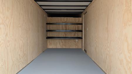 New 2026 Car Mate 7x18 HD Contractor Trailer w/ Rear Barn Doors (9990#)