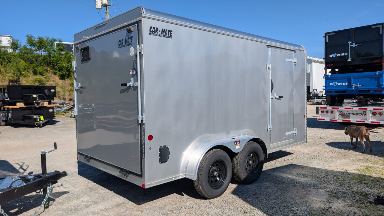 New 2026 Car Mate 7.5 x 16 HD Custom Cargo Trailer w/ Ramp Door (9990# GVW & 84" INSIDE!!)