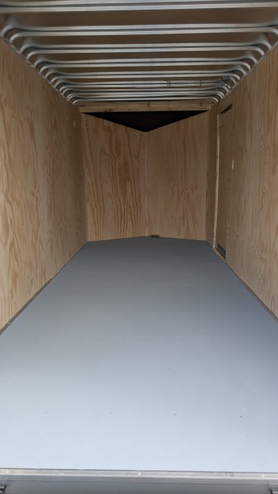 New 2026 Car Mate 7x16 HD Avalanche V-Nose Cargo w/ Ramp Door (84" INSIDE)