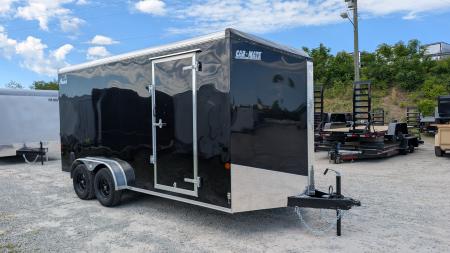 New 2026 Car Mate 7x16 HD Avalanche V-Nose Cargo w/ Ramp Door (84  INSIDE)