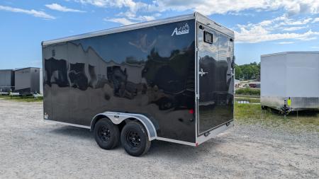 New 2026 Car Mate 7x16 HD Avalanche V-Nose Cargo w/ Ramp Door (84" INSIDE)