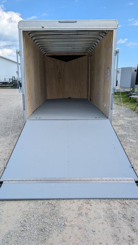 New 2026 Car Mate 7x16 HD Avalanche V-Nose Cargo w/ Ramp Door (84" INSIDE)