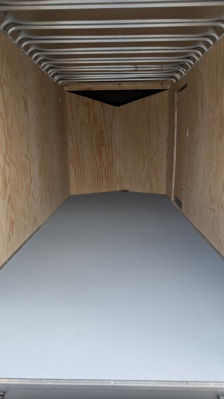 New 2026 Car Mate 7x16 HD Avalanche V-Nose Cargo w/ Ramp Door (84" INSIDE)