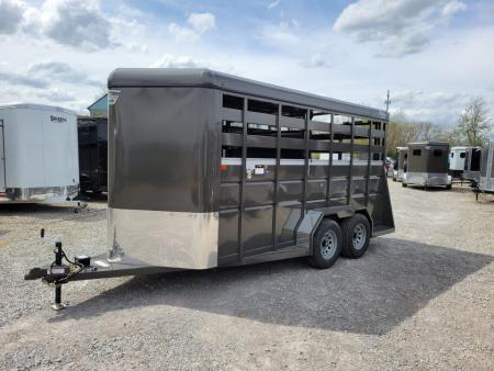 New 2027 Valley Trailers 16' LIVESTOCK TRAILER 7' Tall