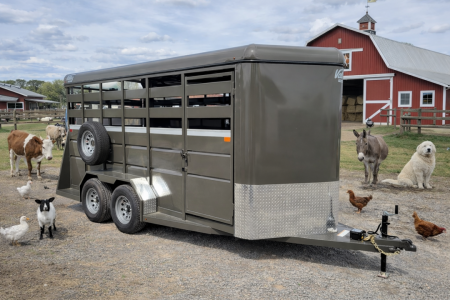 New 2027 Valley Trailers 16' LIVESTOCK TRAILER 7' Tall