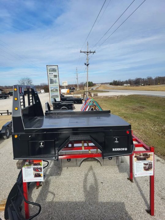 New 2026 Maxwell BARRON 4 BOX SKIRTED STEP SIDE Truck Bed 96" X 8'6"