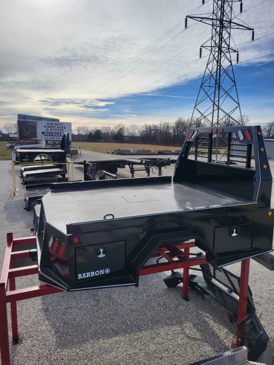 New 2026 Maxwell BARRON 4 BOX SKIRTED STEP SIDE Truck Bed 96" X 8'6"