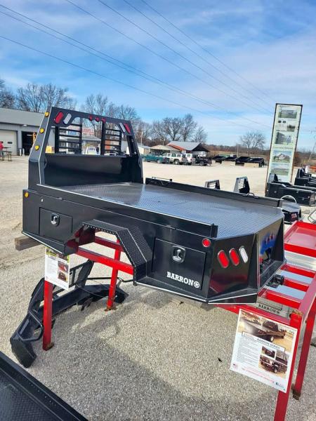 New 2026 Maxwell BARRON 4 BOX SKIRTED STEP SIDE Truck Bed 96  X 8'6 