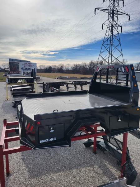 New 2026 Maxwell BARRON 4 BOX SKIRTED STEP SIDE Truck Bed 96" X 8'6"