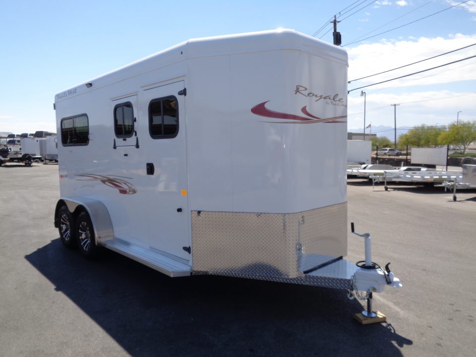 New 2027 Trails West * Royale SXST * 2-Horse Straight Load Bumper Pull Horse Trailer