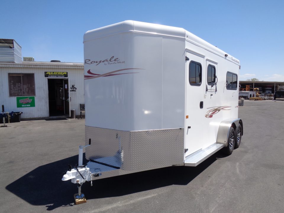 New 2027 Trails West * Royale SXST * 2-Horse Straight Load Bumper Pull Horse Trailer